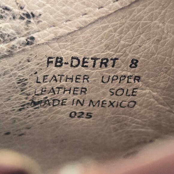 Freebird by Steven Womens 8 Detroit Brown Distressed Leather Booties Festival - Picture 10 of 15